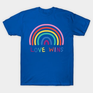 Love wins rainbow 1 T-Shirt
